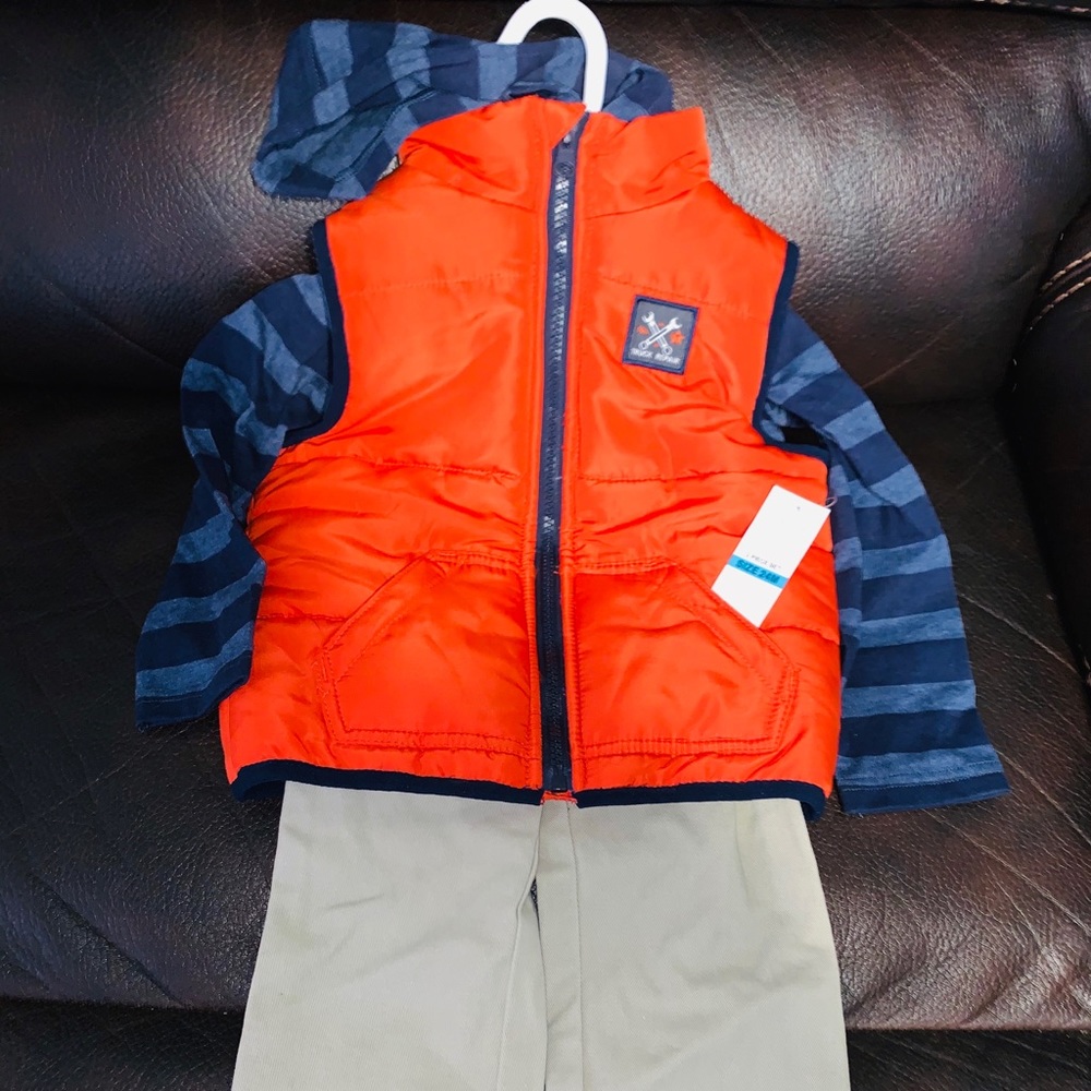 Toddler 24m Puffer Vest Outfit